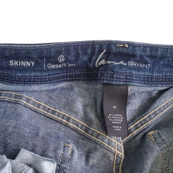 Lane Bryant Genius Fit Women's Jeans Skinny Size 16 - Picture 2 of 9